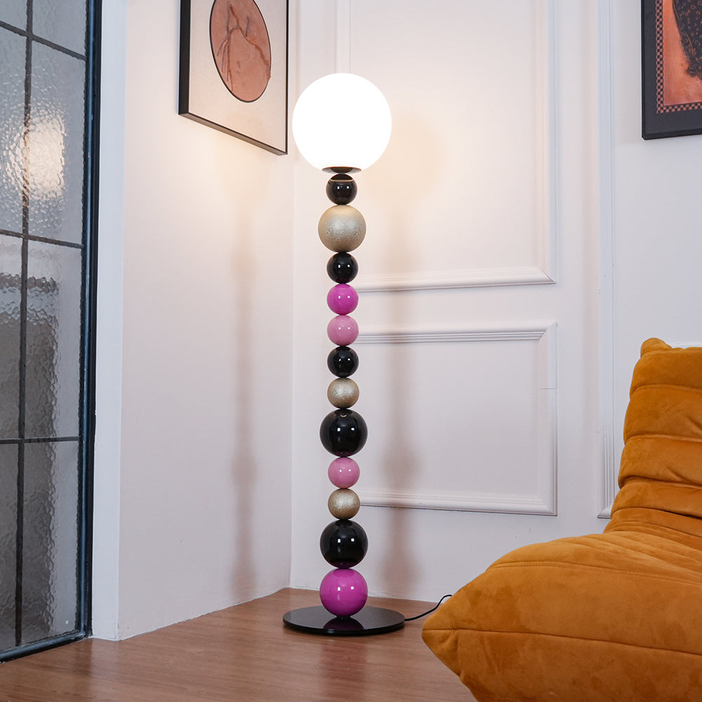 Beads-golvlampa