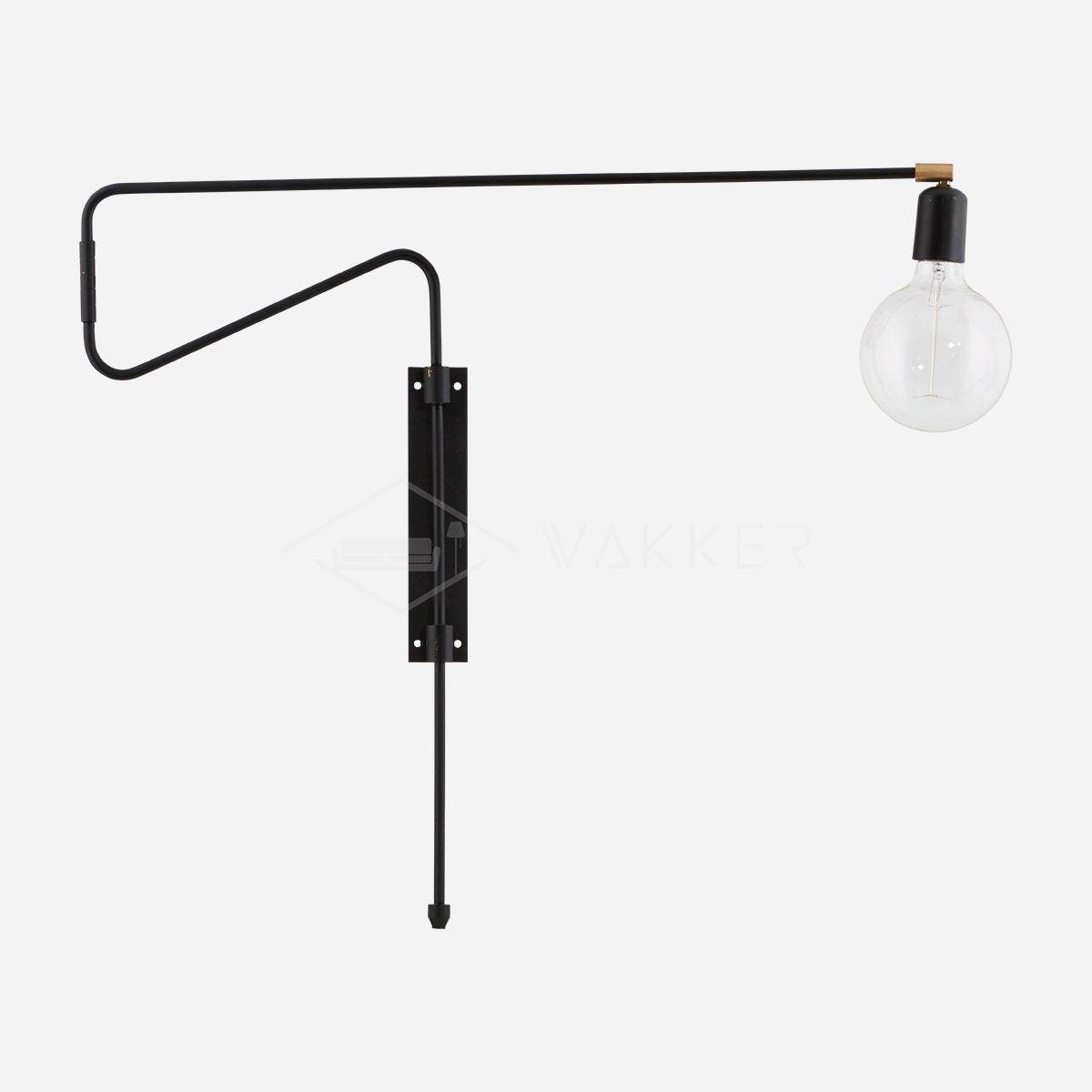 Candeeiro de parede oscilante moderno minimalista Elsoreth