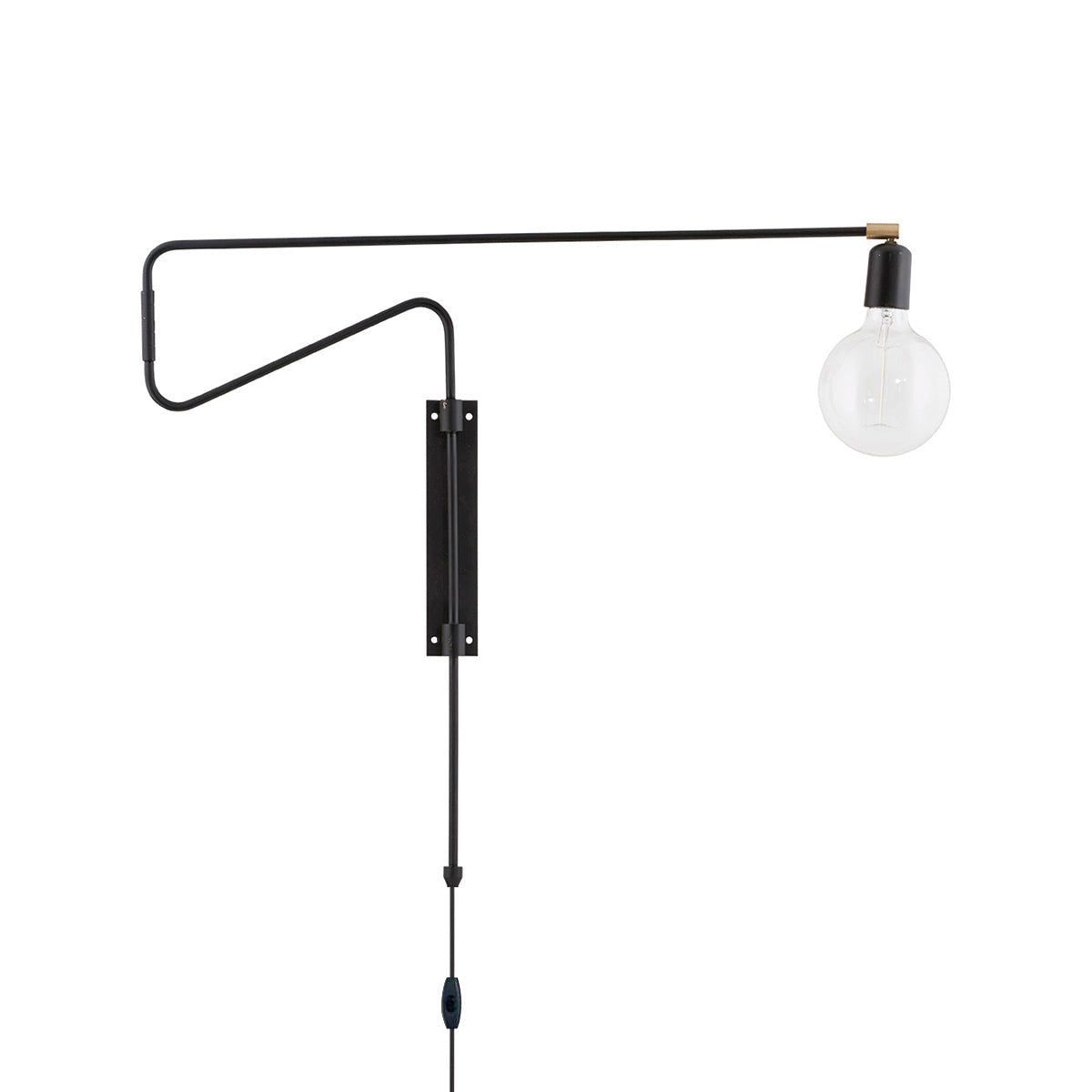 Candeeiro de parede oscilante moderno minimalista Elsoreth