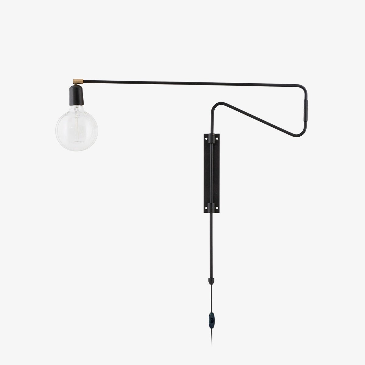 Candeeiro de parede oscilante moderno minimalista Elsoreth