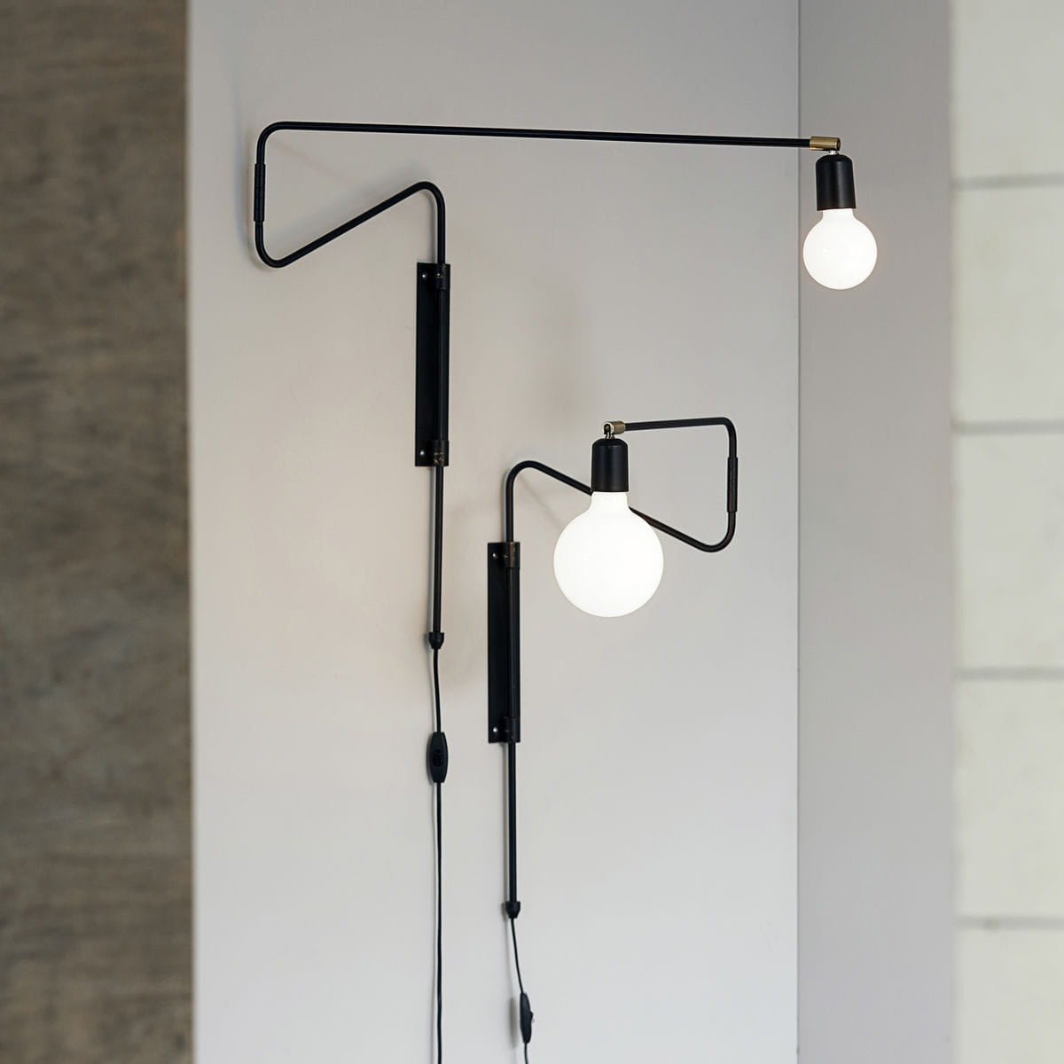 Candeeiro de parede oscilante moderno minimalista Elsoreth