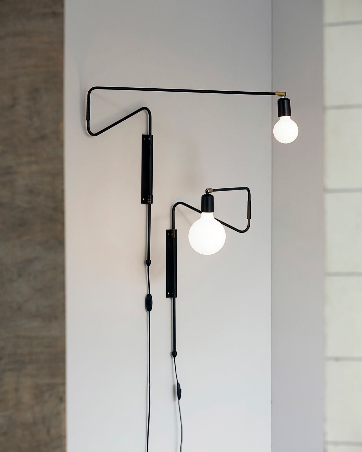 Candeeiro de parede oscilante moderno minimalista Elsoreth