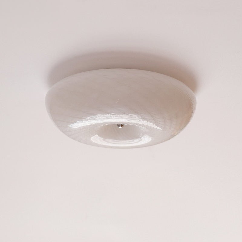 Virvelformad plafond i glas