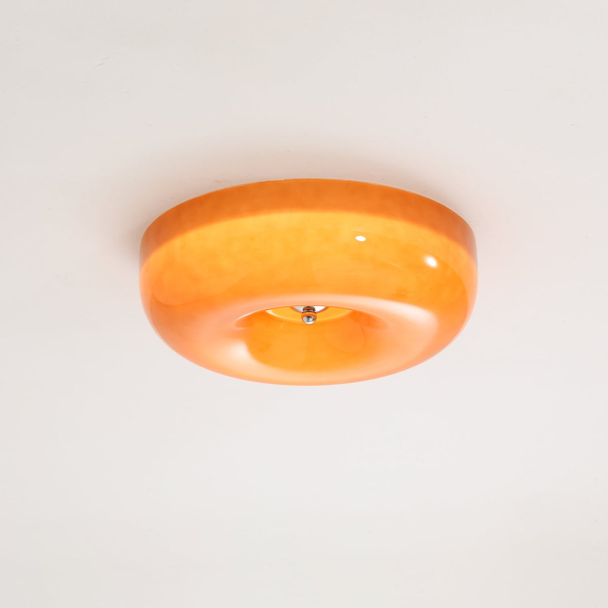 Cam Modern Minimalist Swirl Glass Ceiling Lamp