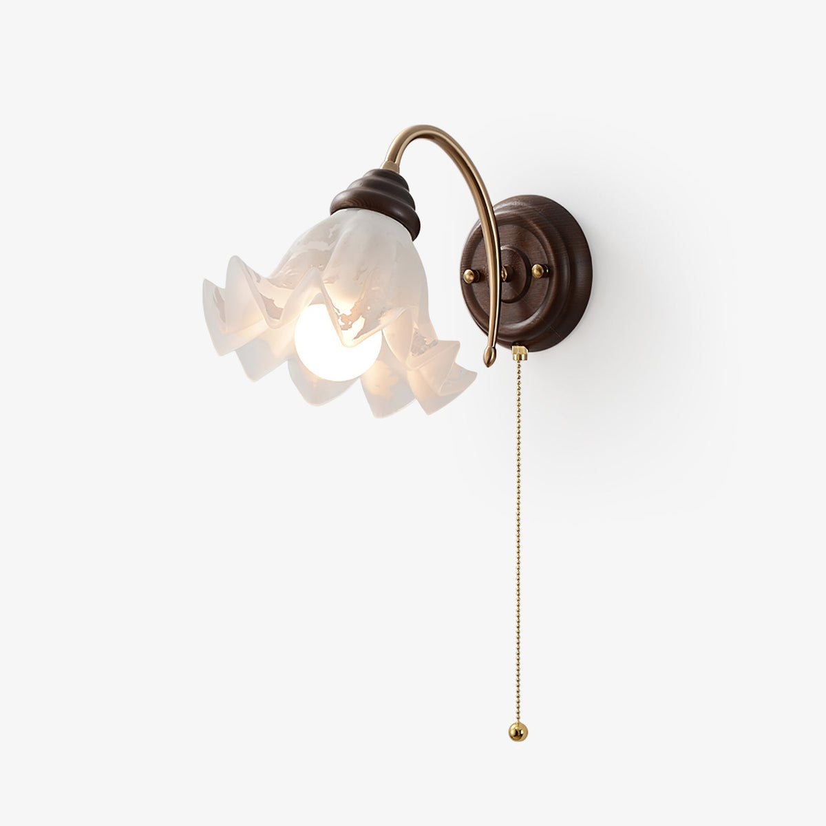 Civenan nordisk elegant vägglampa i konstglas