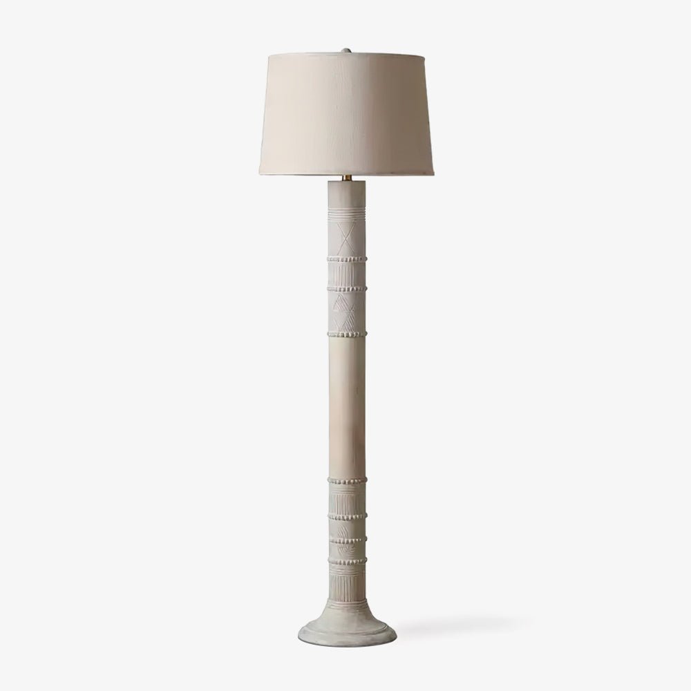 Eldon rustik gulvlampe i træ