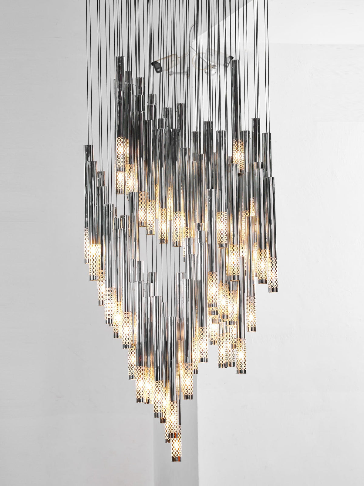 Candelabro em cascata orquestral Rivinian
