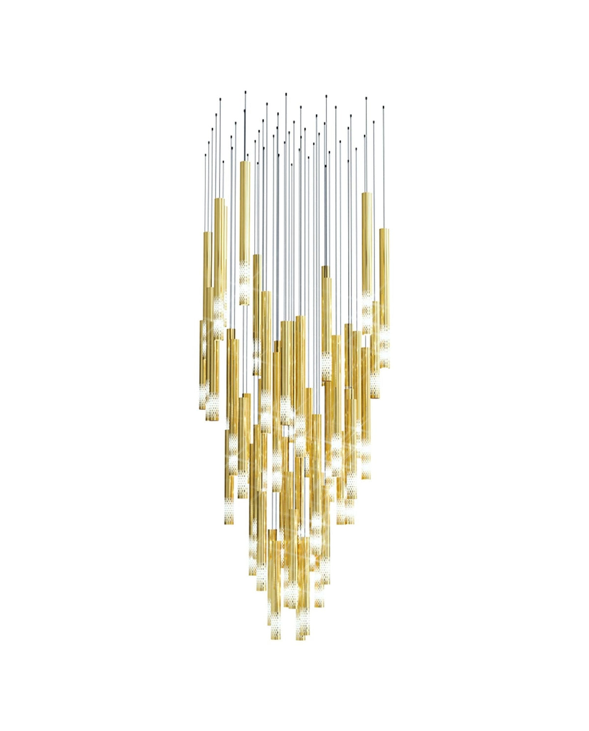 Candelabro em cascata orquestral Rivinian