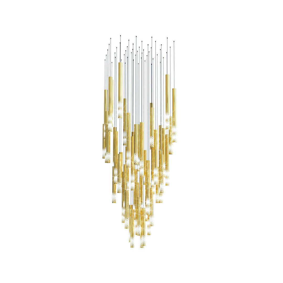 Candelabro em cascata orquestral Rivinian