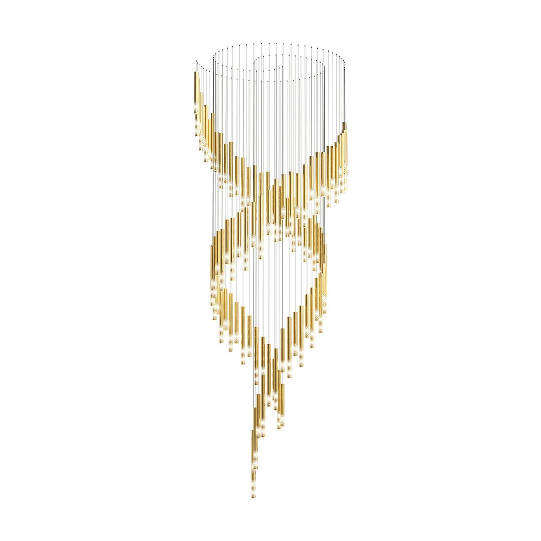 Candelabro em cascata orquestral Rivinian
