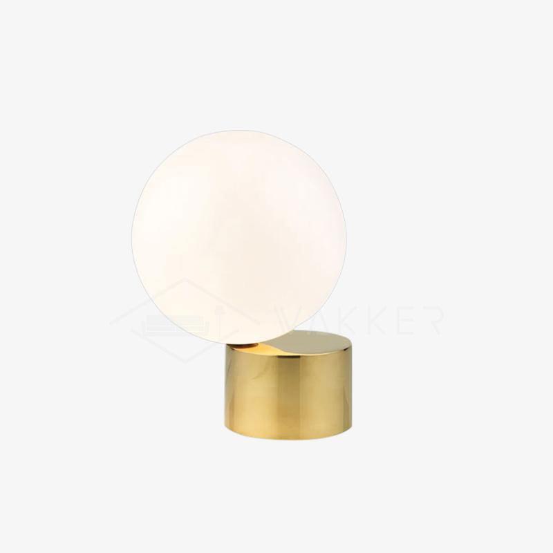 Candeeiro de mesa Eiraella industrial em vidro