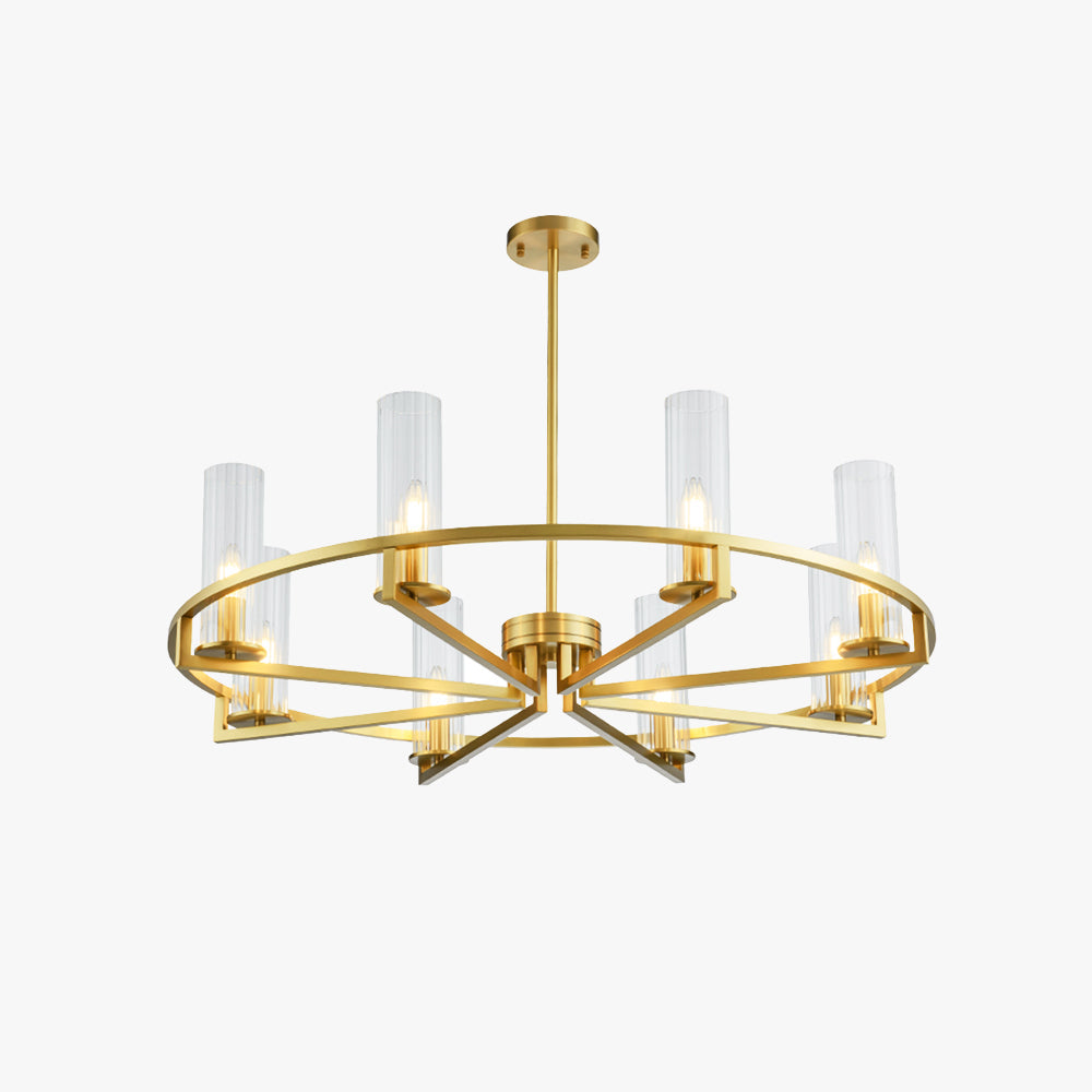 Arisha Postmoderni design-LED-riippuvalaisin, lasi/metalli, olohuone/kylpyhuone
