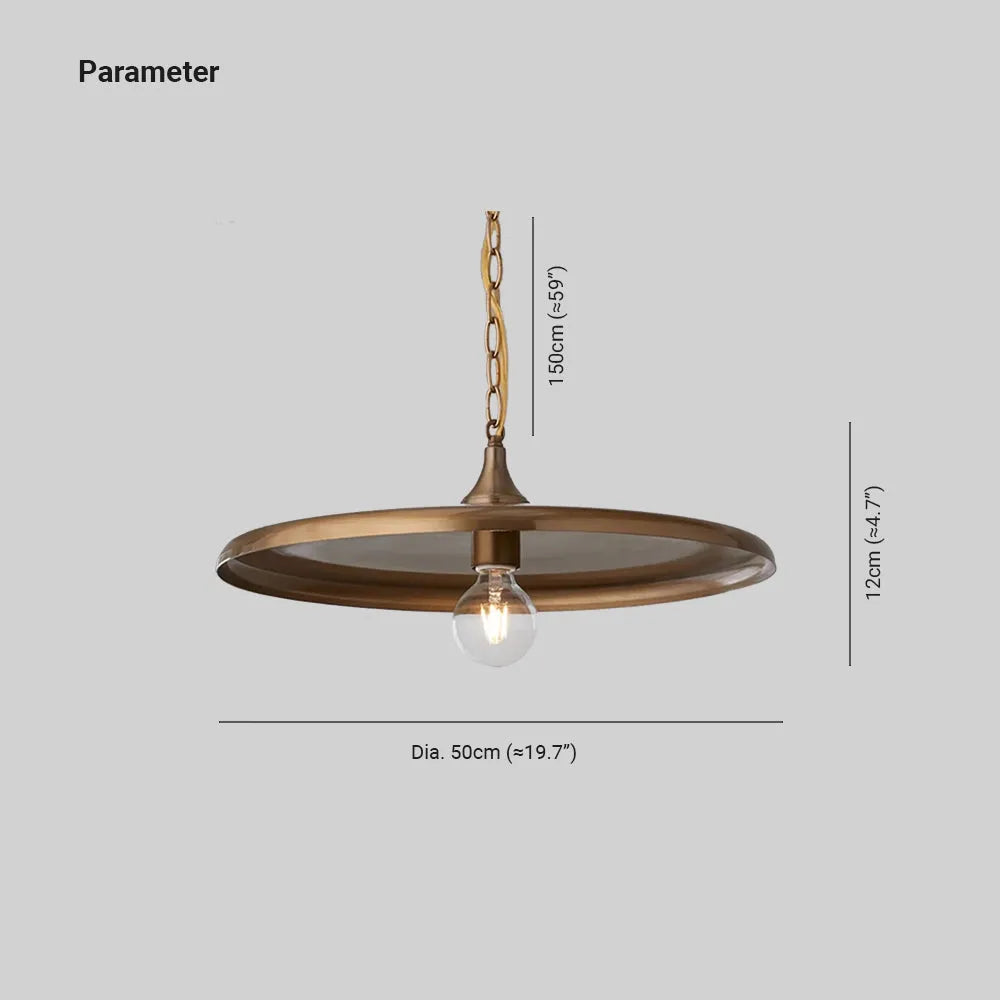 Arisha industriell vintage-pendellampa i vit/svart/guld