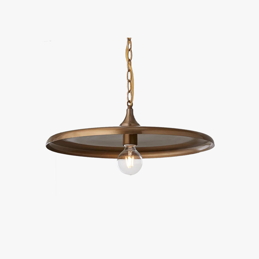Arisha industriell vintage-pendellampa i vit/svart/guld