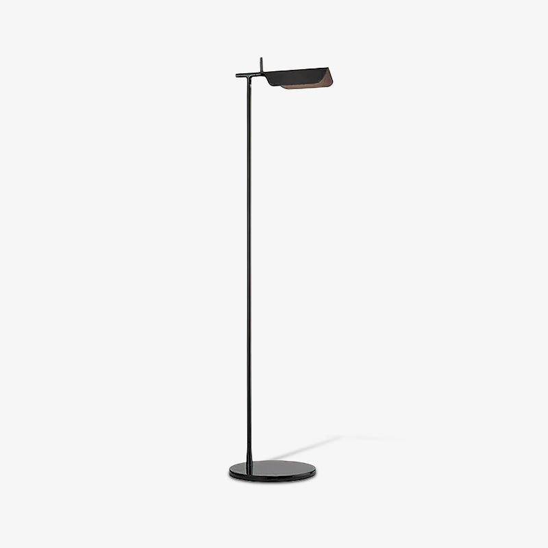 Ebonis minimalistisk golvlampa i akryl