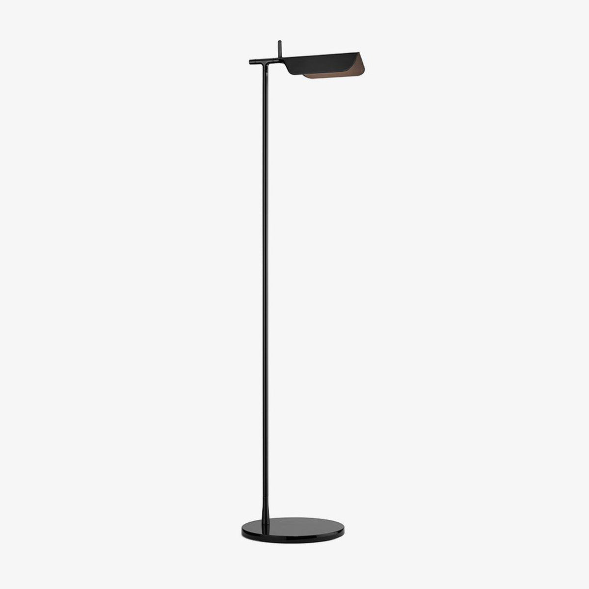 Ebonis minimalistisk golvlampa i akryl