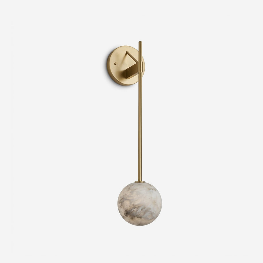 Staverncombe vägglampa i alabaster