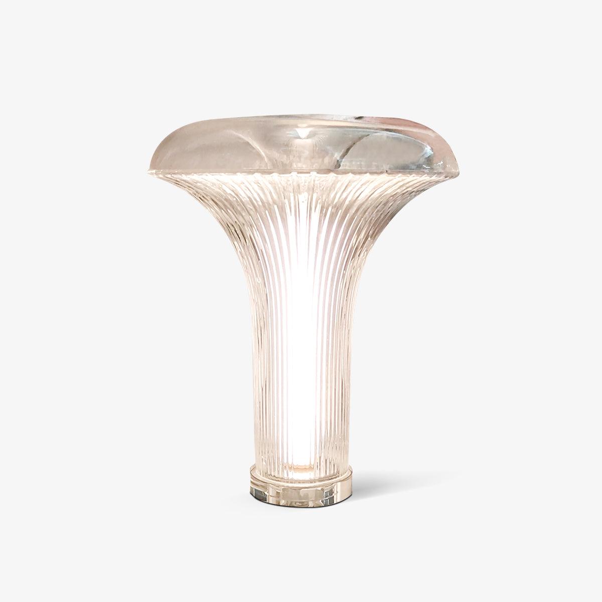 Carl moderne bordlampe i glas