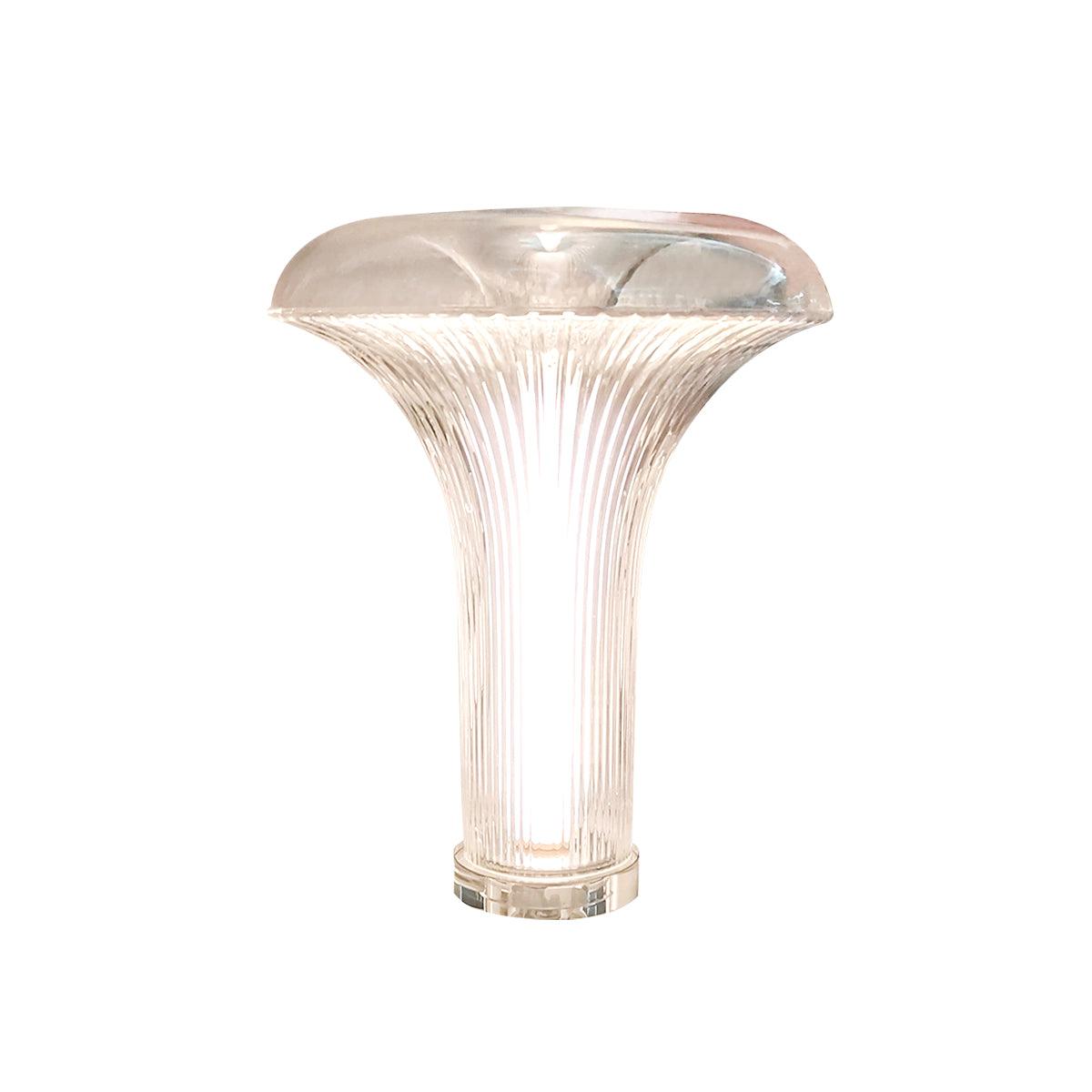 Carl moderne bordlampe i glas
