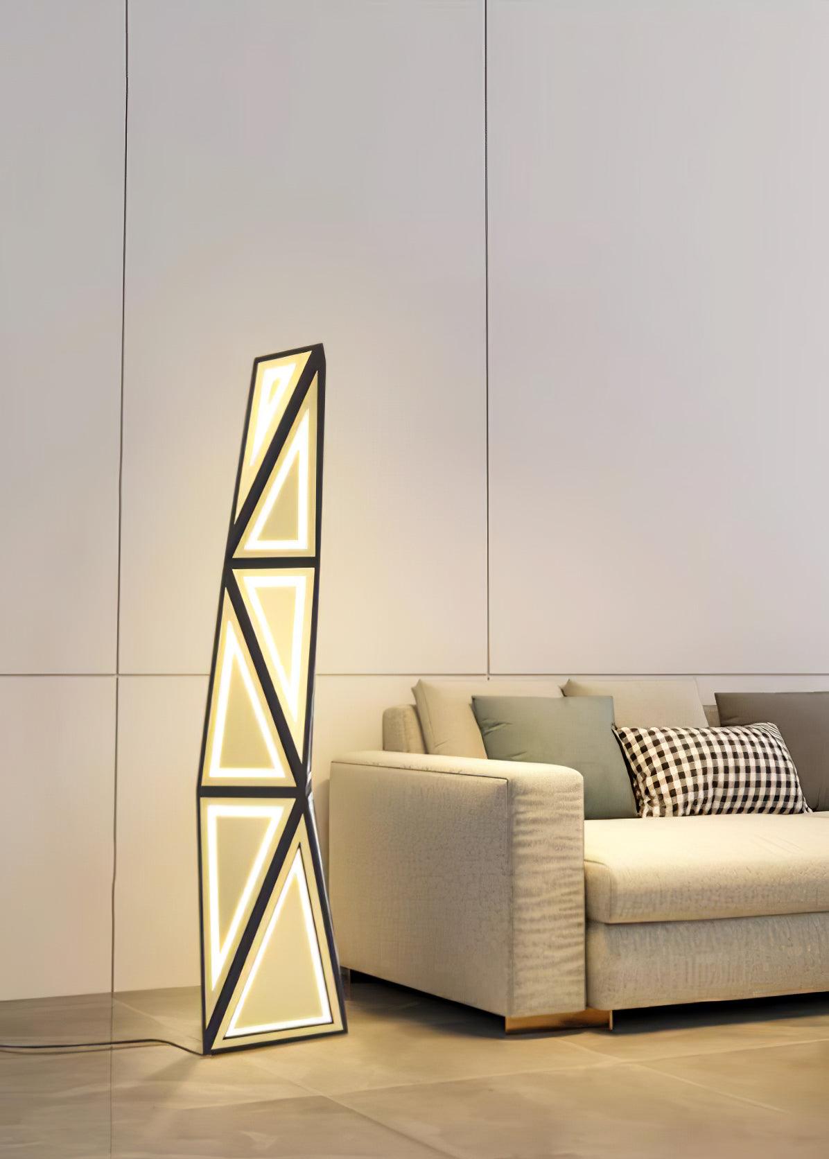 Evvelora geometrisk LED-golvlampa