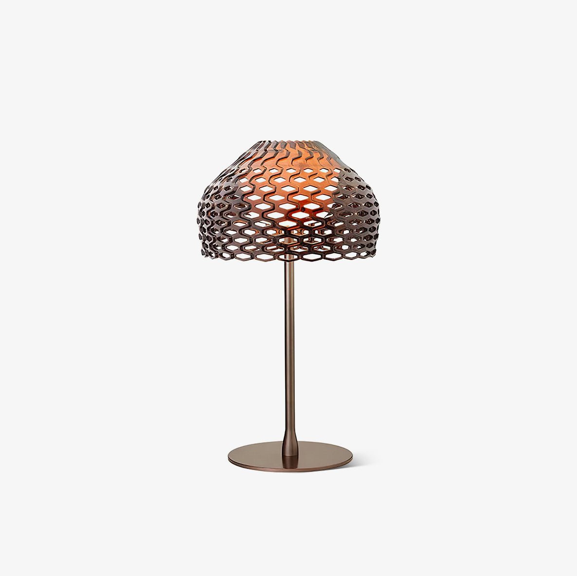Vintace industriell bordslampa i plast