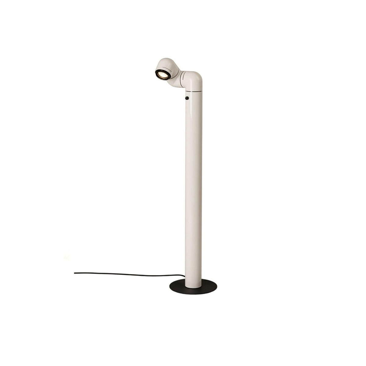Nyor-gulvlampe i aluminium