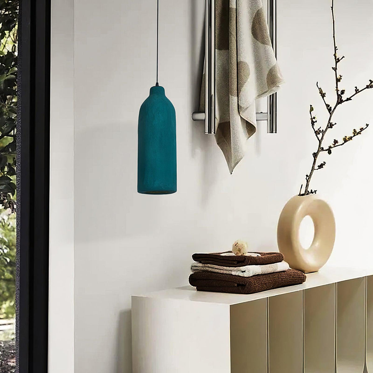 Ulvynia minimalistisk pendellampe i resin