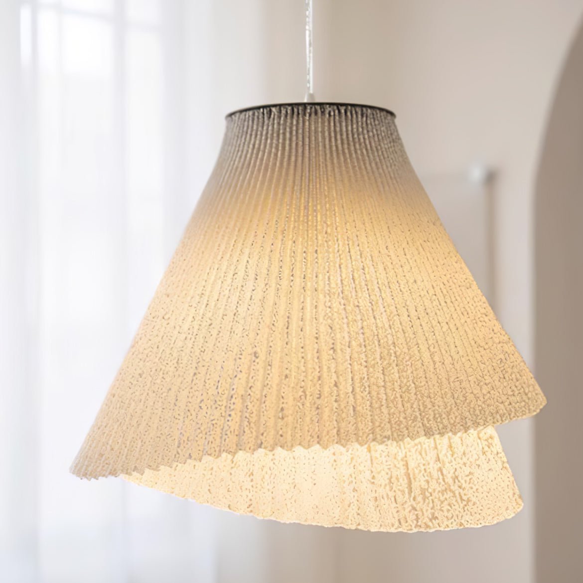 Viora vintage-pendellampa i stål