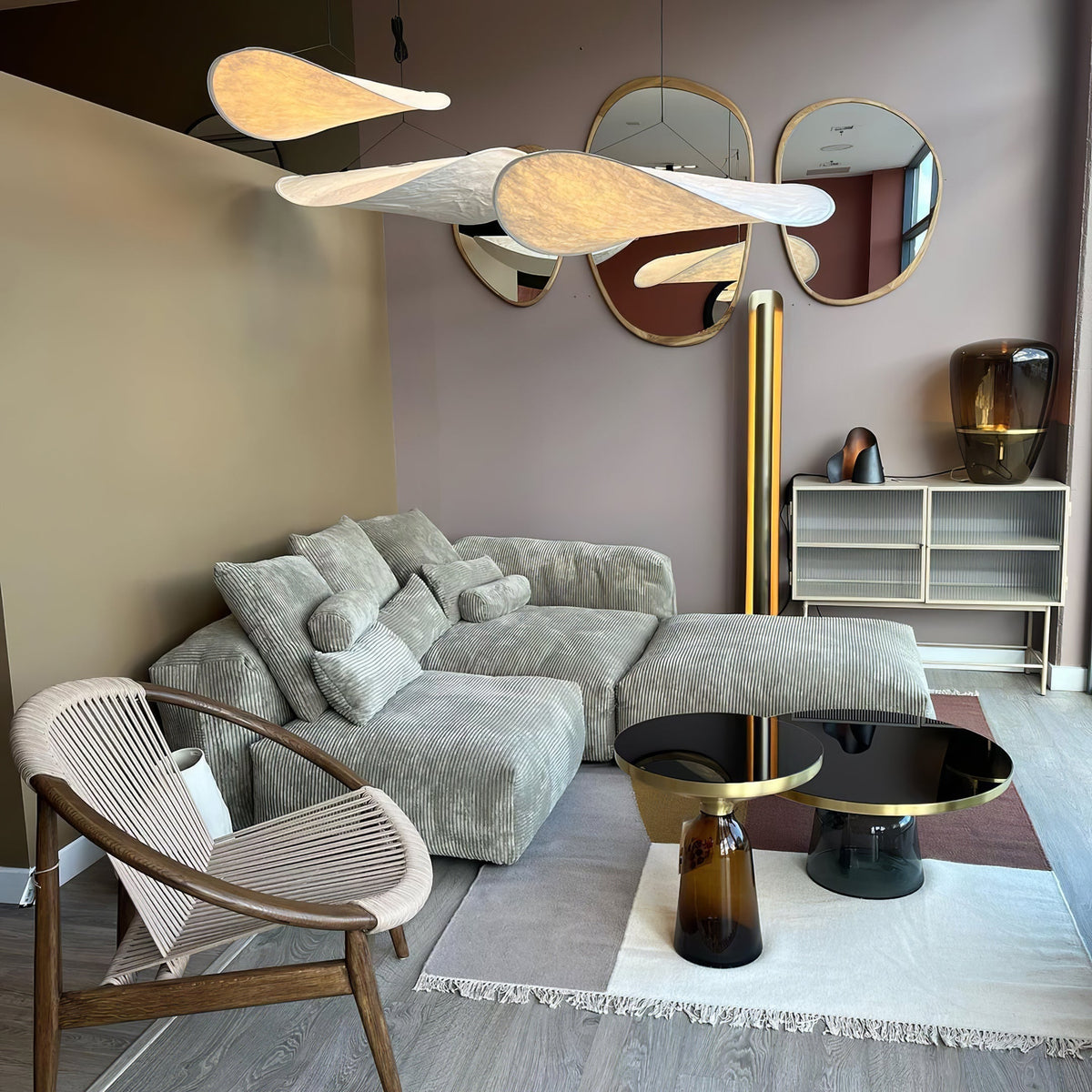 Twist-pendel Moderne swag-lampe