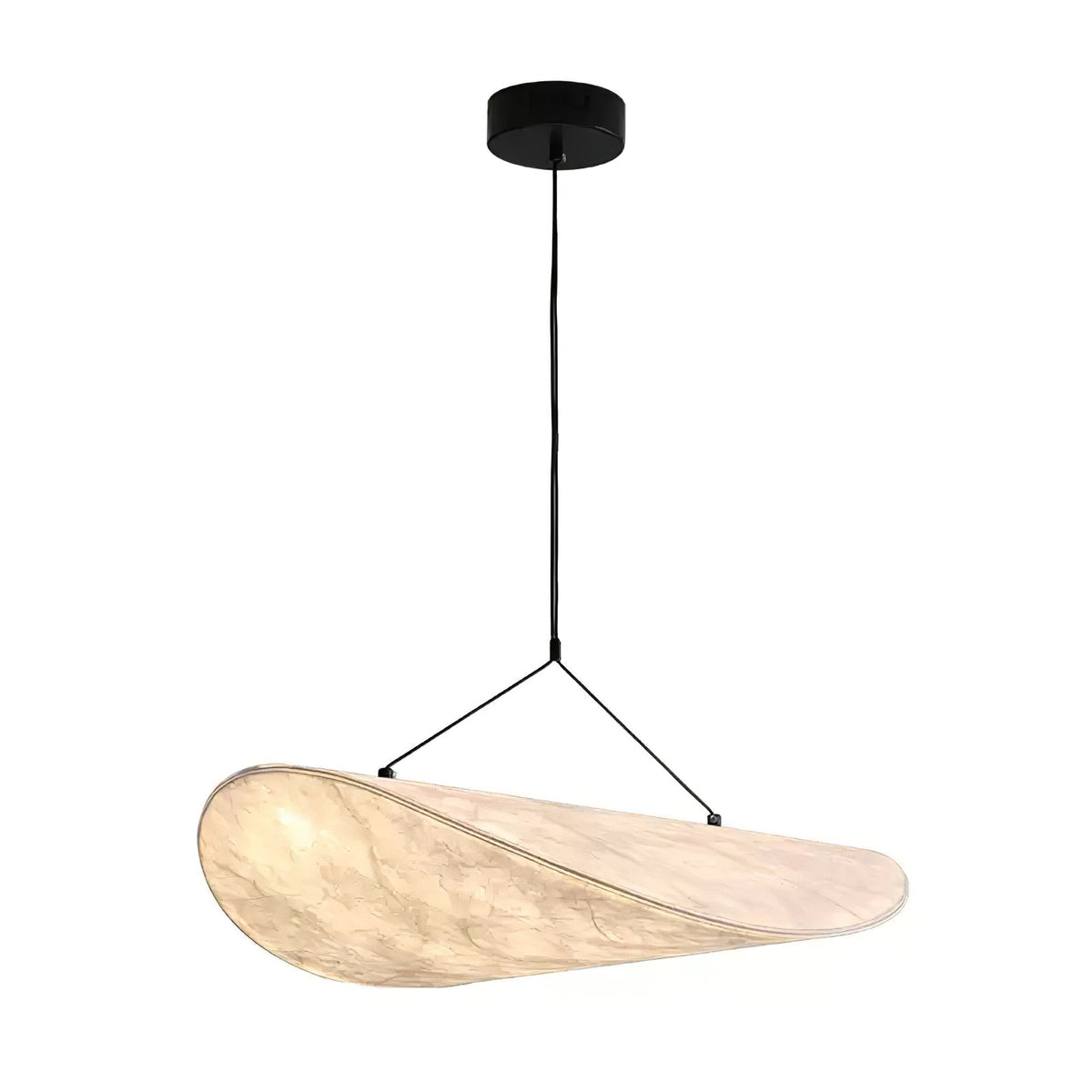 Luminette mínimalískur silkihengilampi