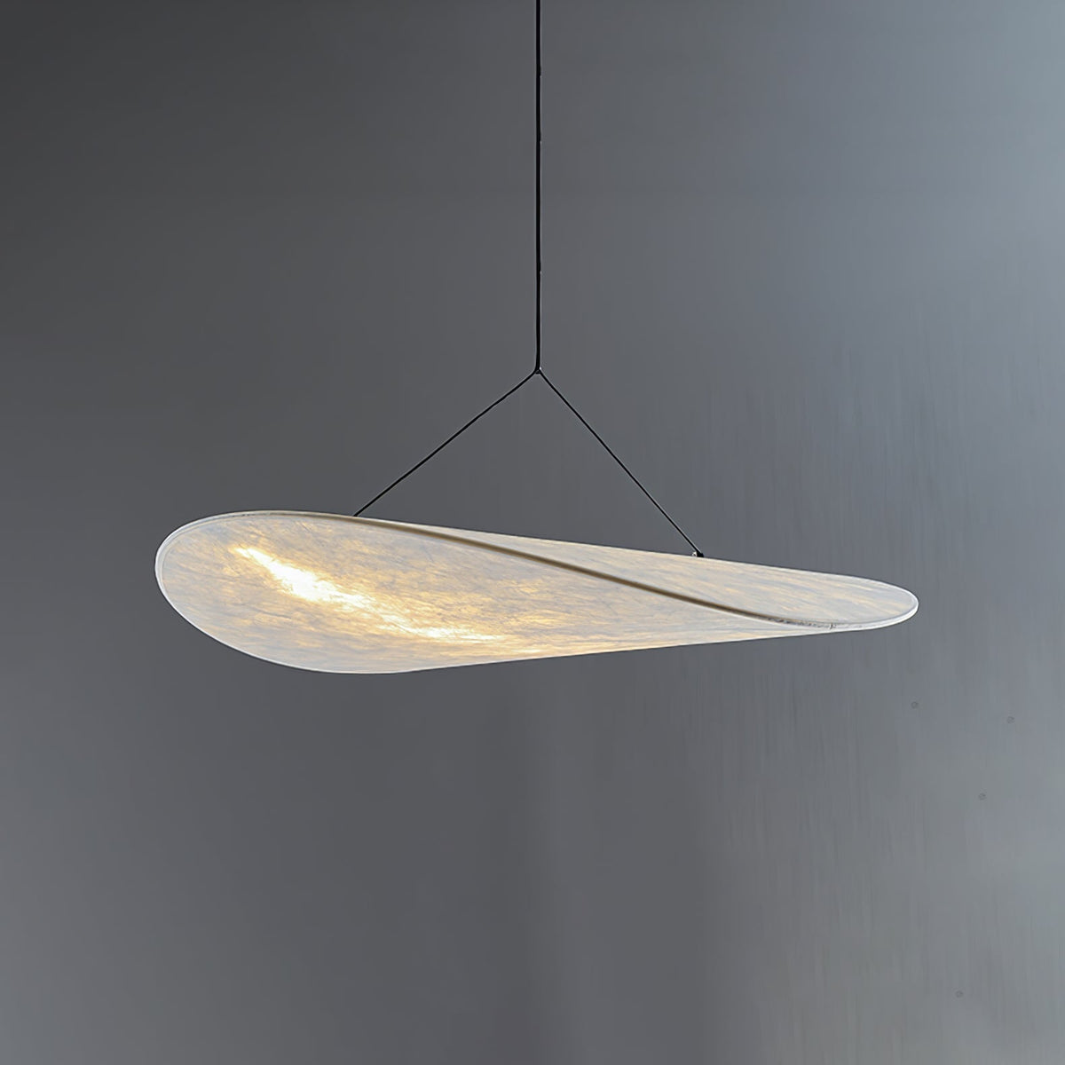 Luminette mínimalískur silkihengilampi
