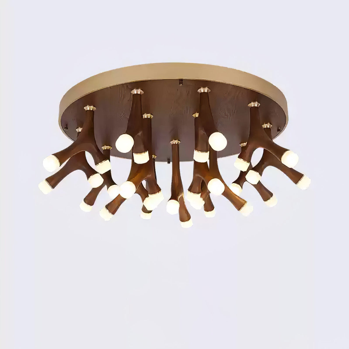 Vilorion naturinspireret loftslampe i træ