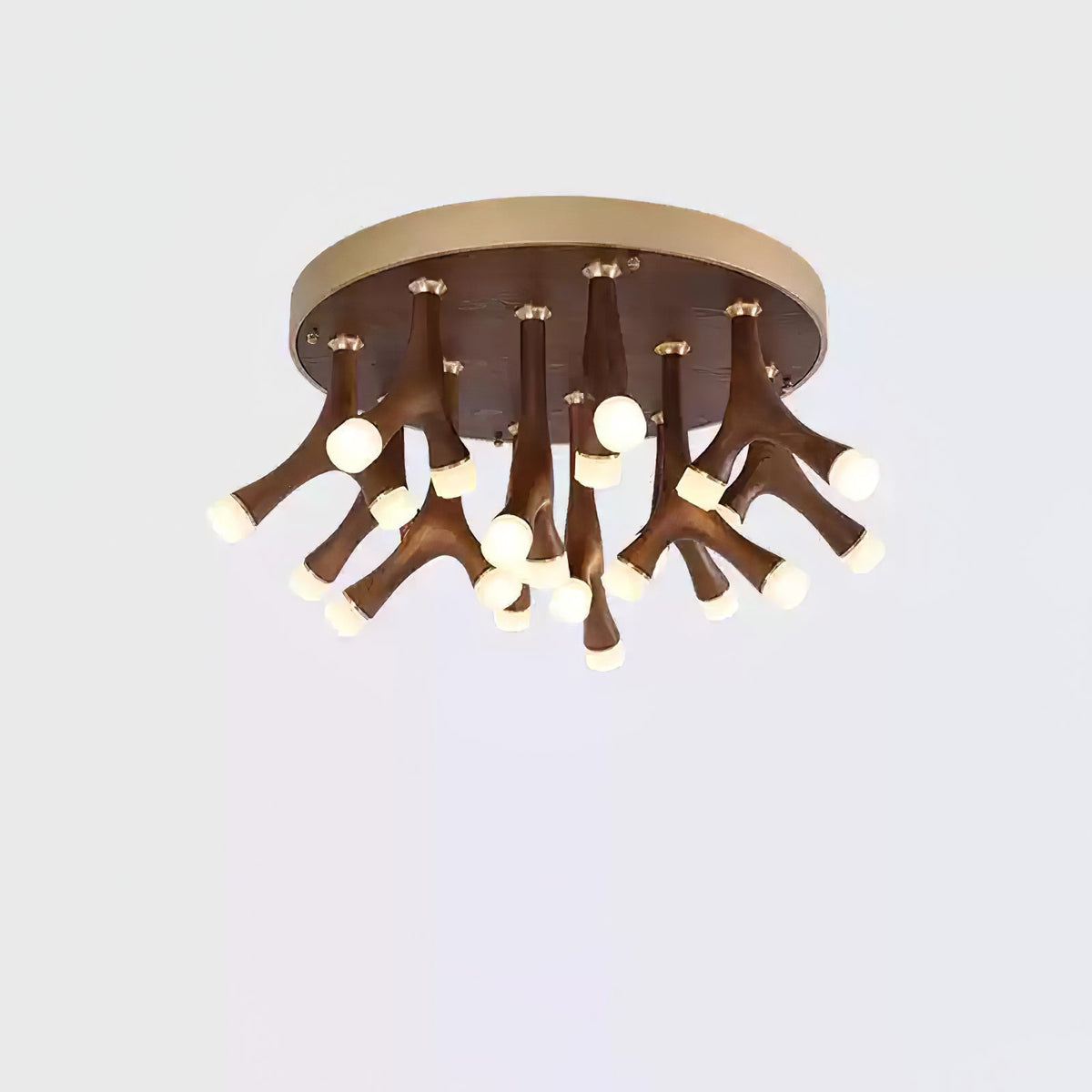 Vilorion naturinspireret loftslampe i træ