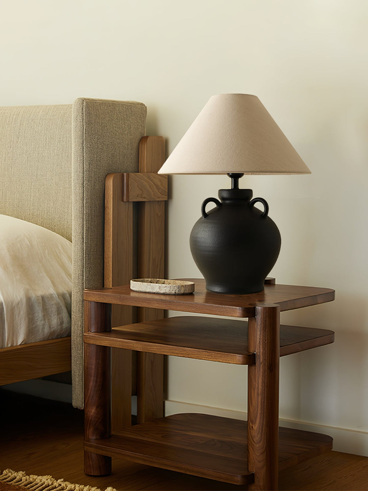 Joyce modern bordslampa i keramik
