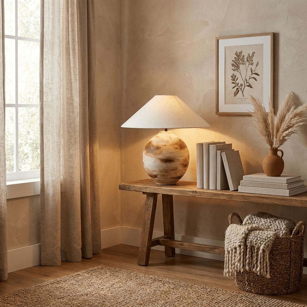Sorellan keramisk bordlampe