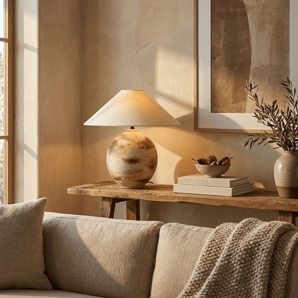 Sorellan keramisk bordlampe