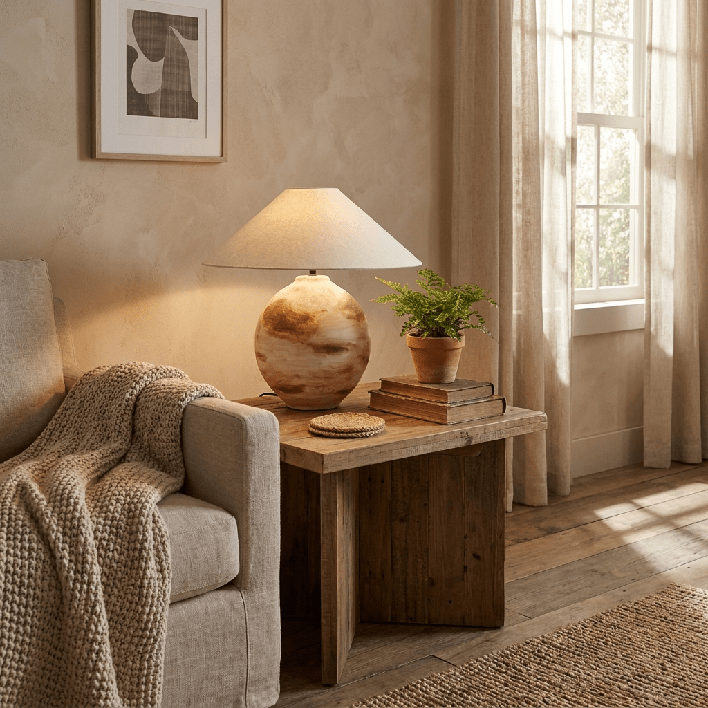 Sorellan keramisk bordlampe