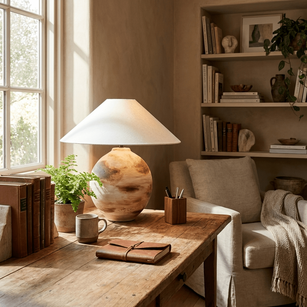 Sorellan keramisk bordlampe