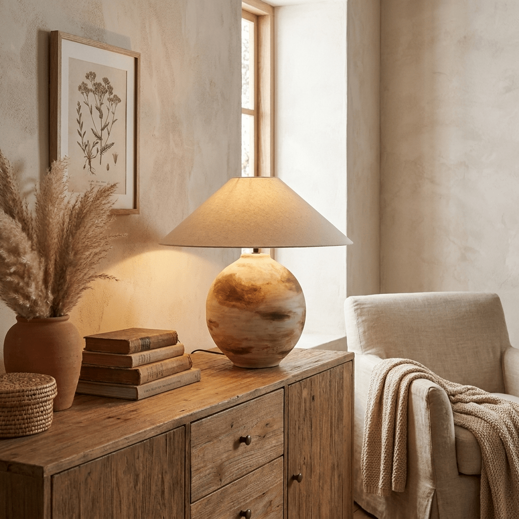 Sorellan keramisk bordlampe