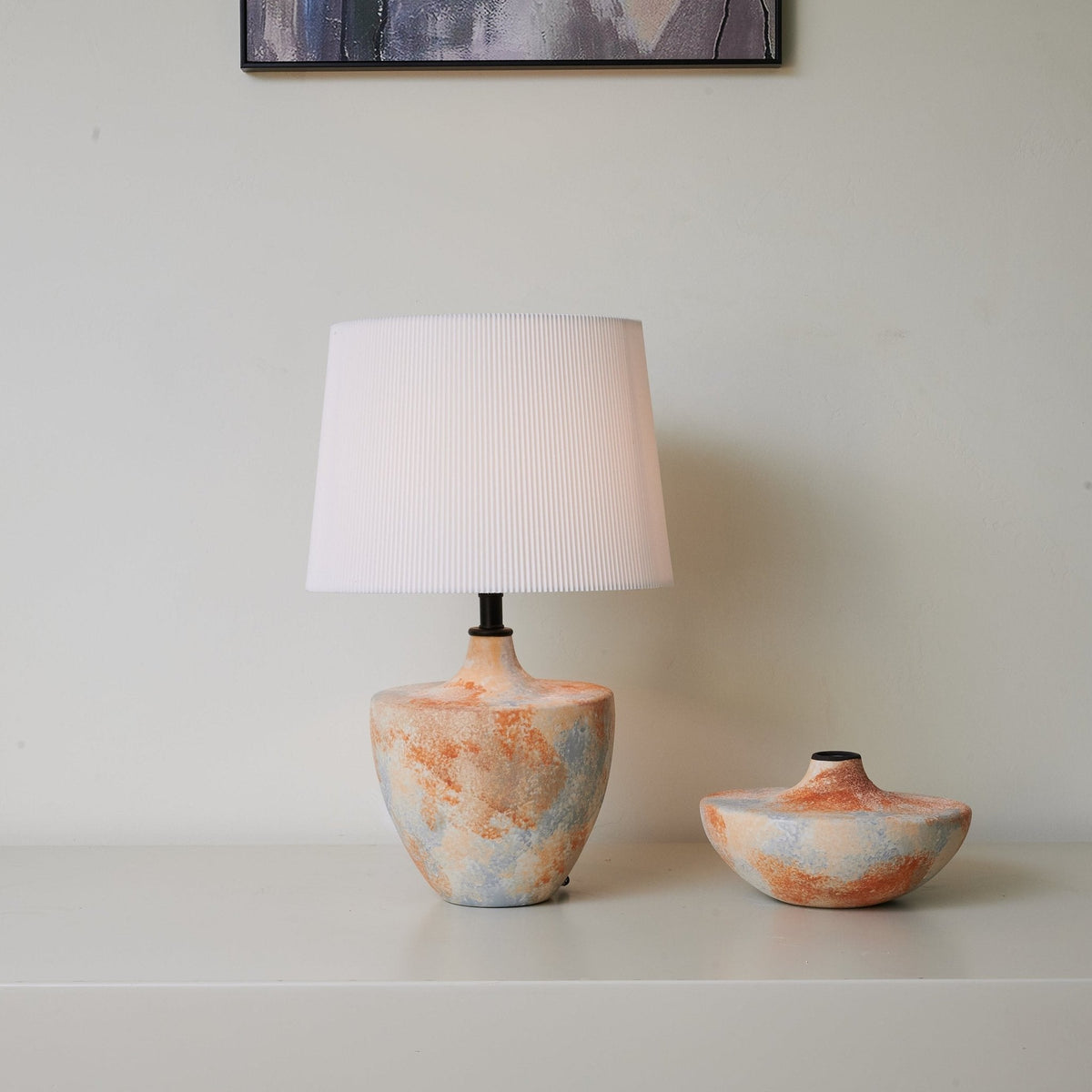 Candeeiro de mesa em cerâmica moderna Aubrey