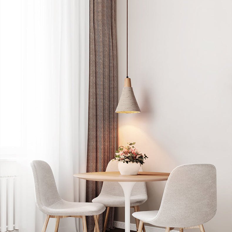 Rivelina útskorinn keilulaga hengilampi