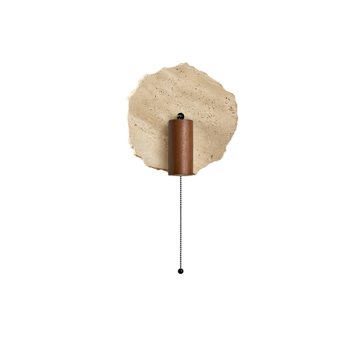 Candeeiro de parede Valeriella em travertino