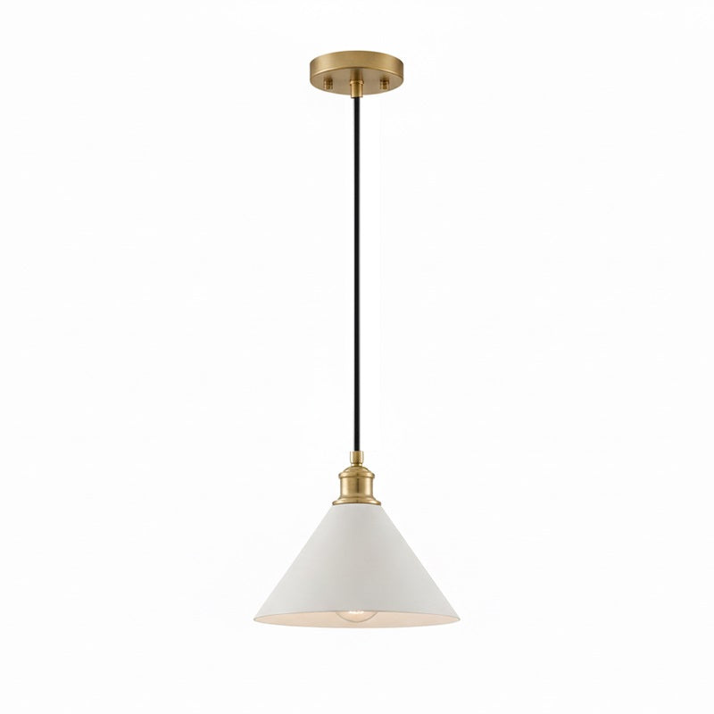 Soluenne modern pendellampa i mässing