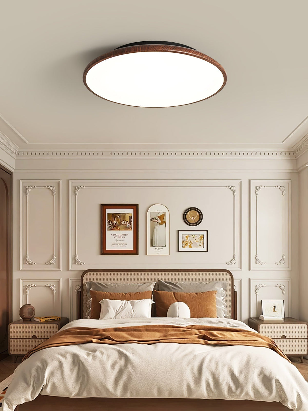 Bluxen tynd loftlampe med geometrisk form