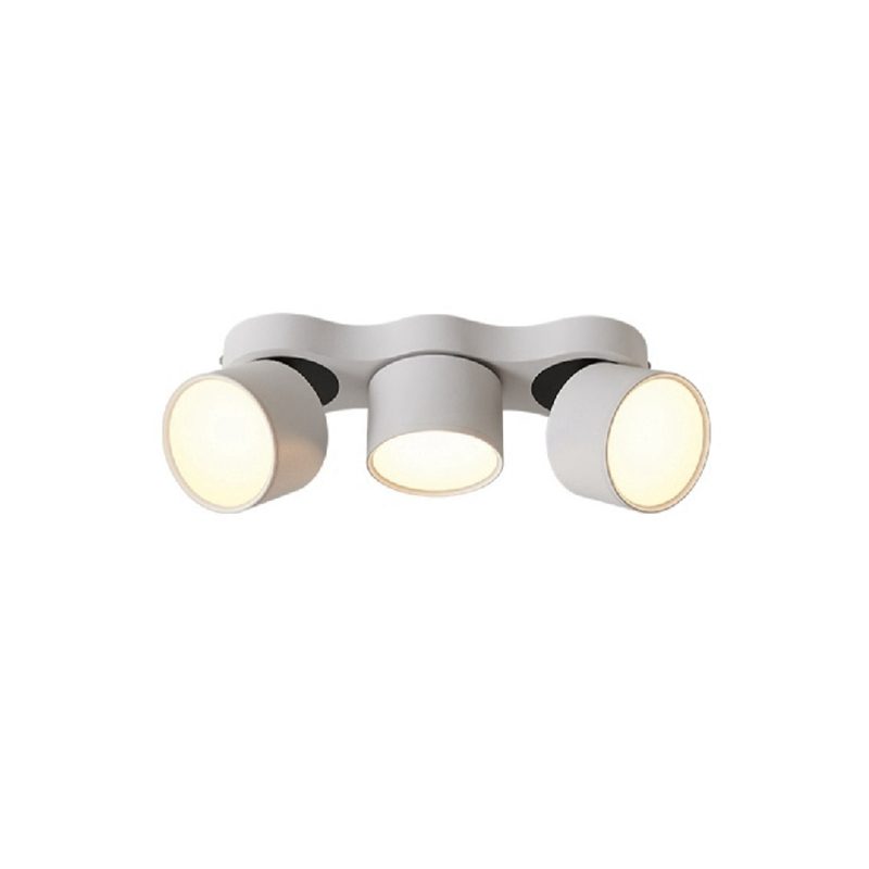 Nylaeara loftslampe med tre roterende, foldbare hoveder