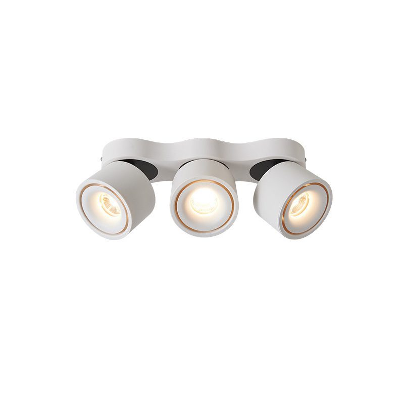 Nylaeara loftslampe med tre roterende, foldbare hoveder