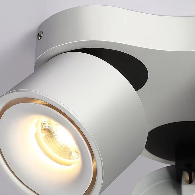 Nylaeara loftslampe med tre roterende, foldbare hoveder