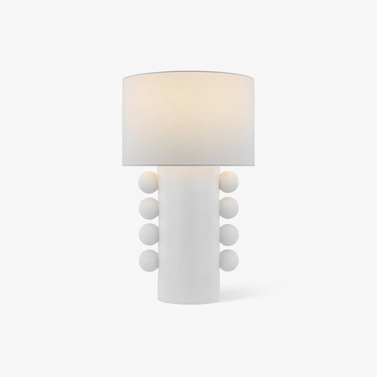 Nixu lekfull bordslampa i tyg