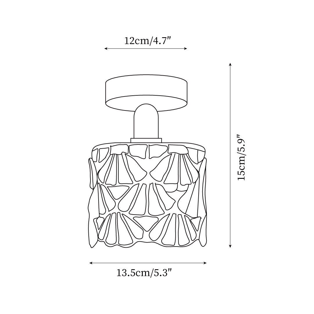 Bloom Ceiling Light Glass