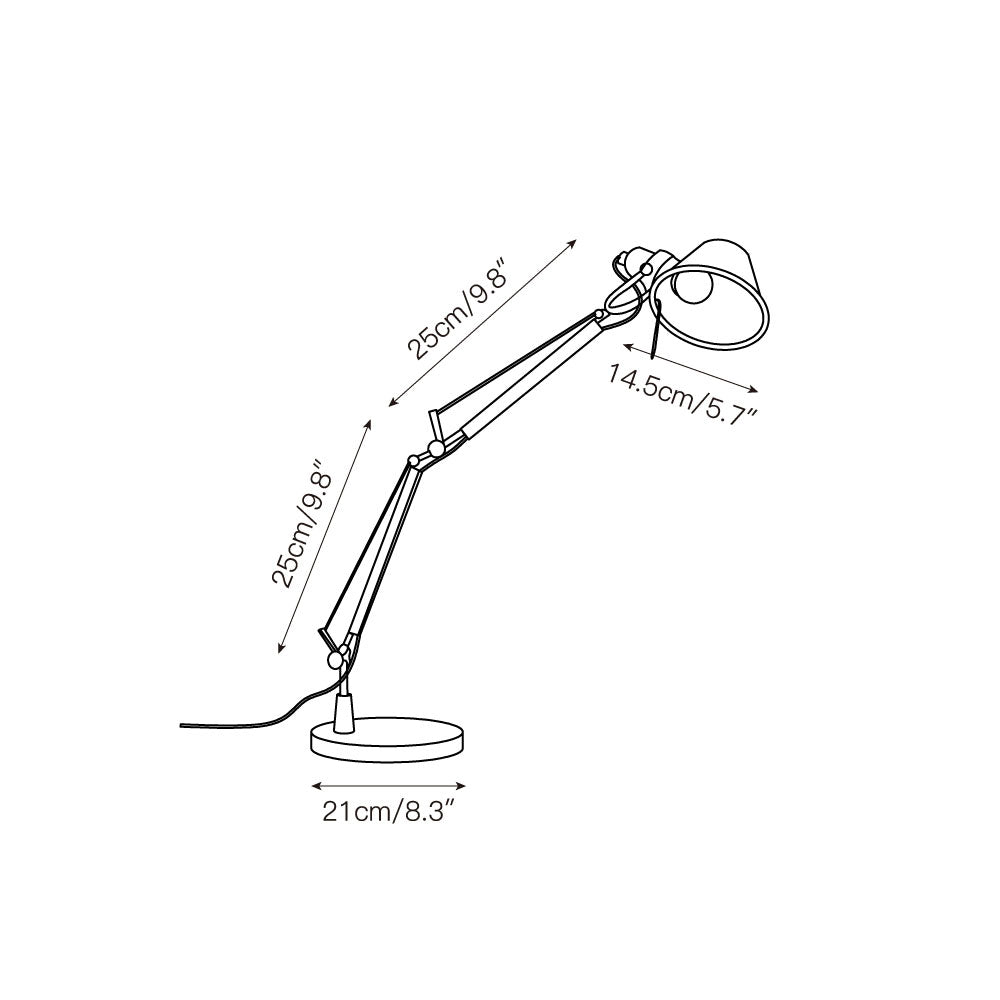 Vaskyl-bordlampe